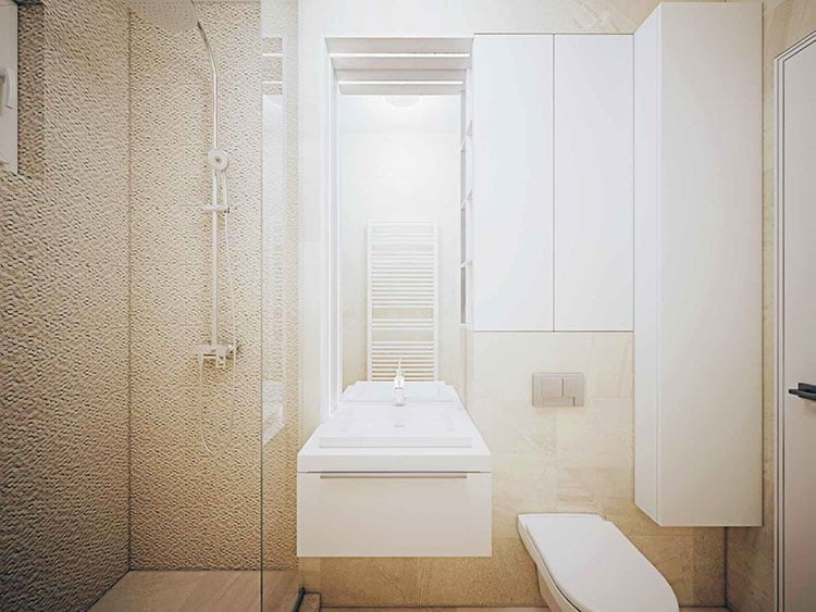bagno moderno con doccia 48