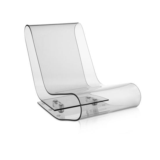chaise longue trasparente lcp kartell1