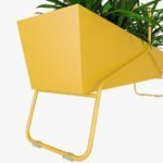 fioriera outdoor fermob basket giallo canarino dettaglio