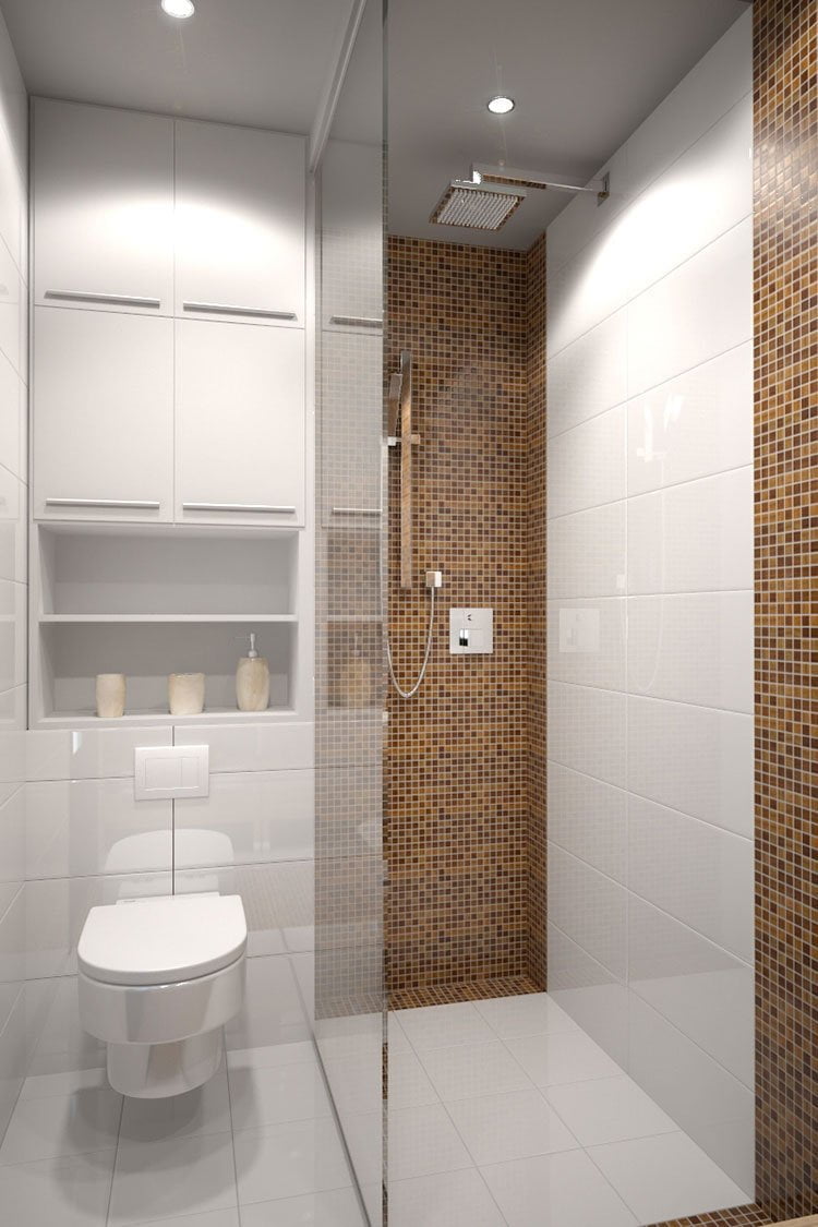 bagno moderno con doccia 18