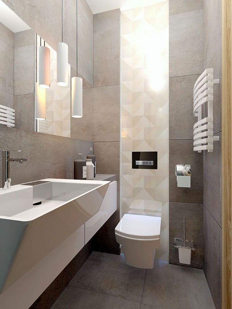 bagno moderno con doccia 43