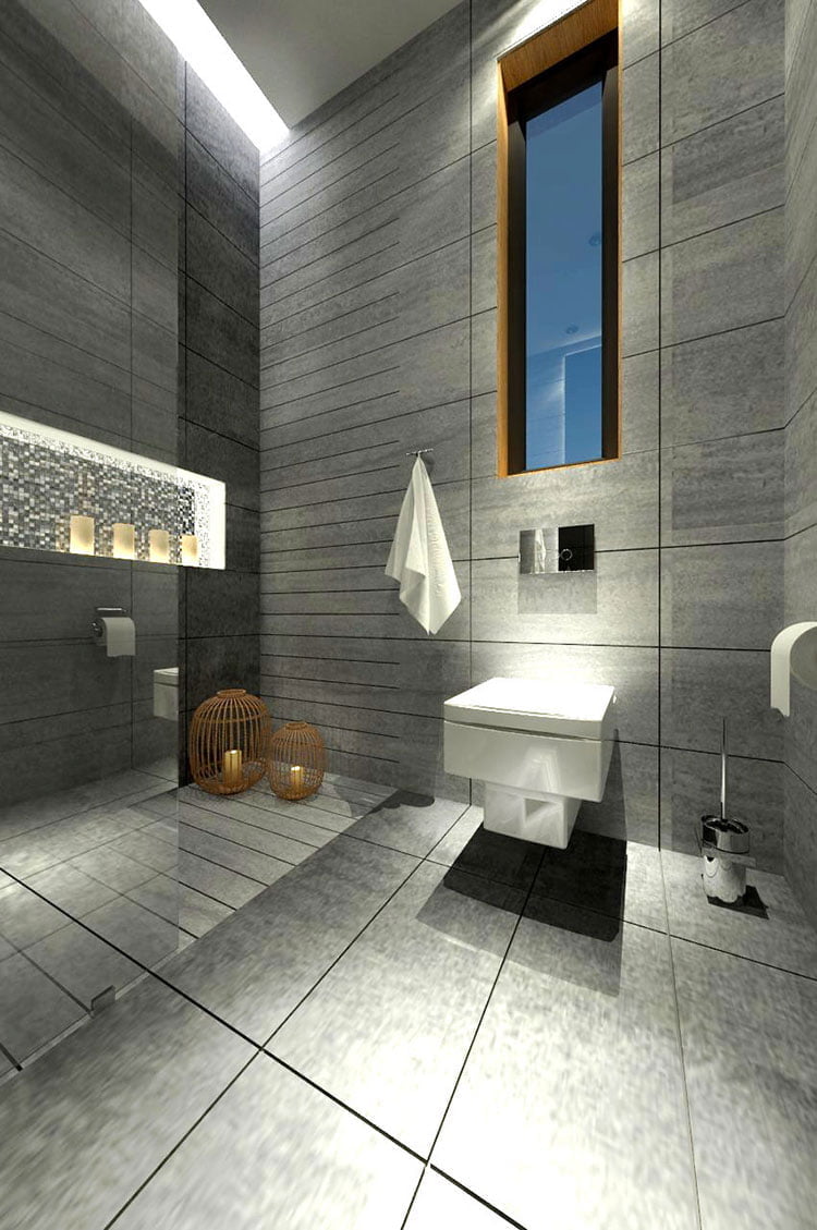 bagno moderno con doccia 50