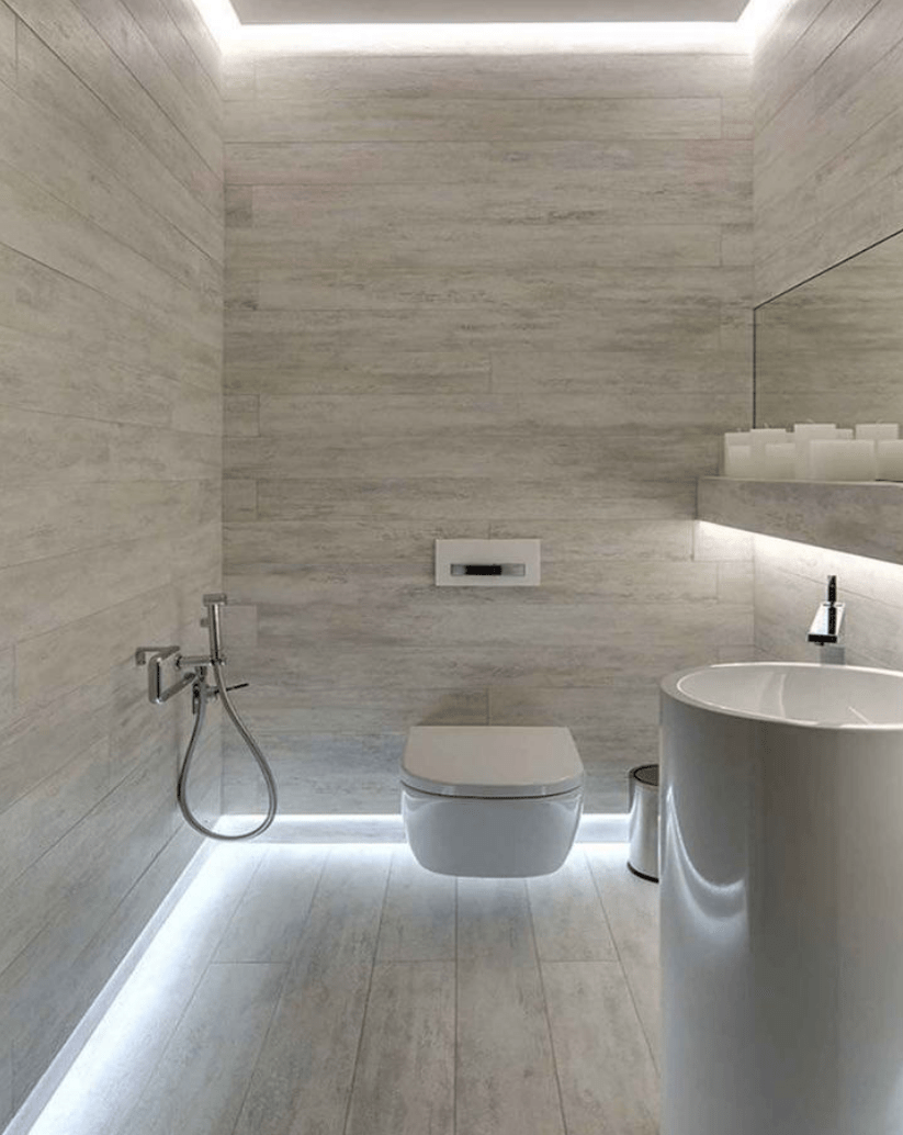 bagno moderno con doccia 61