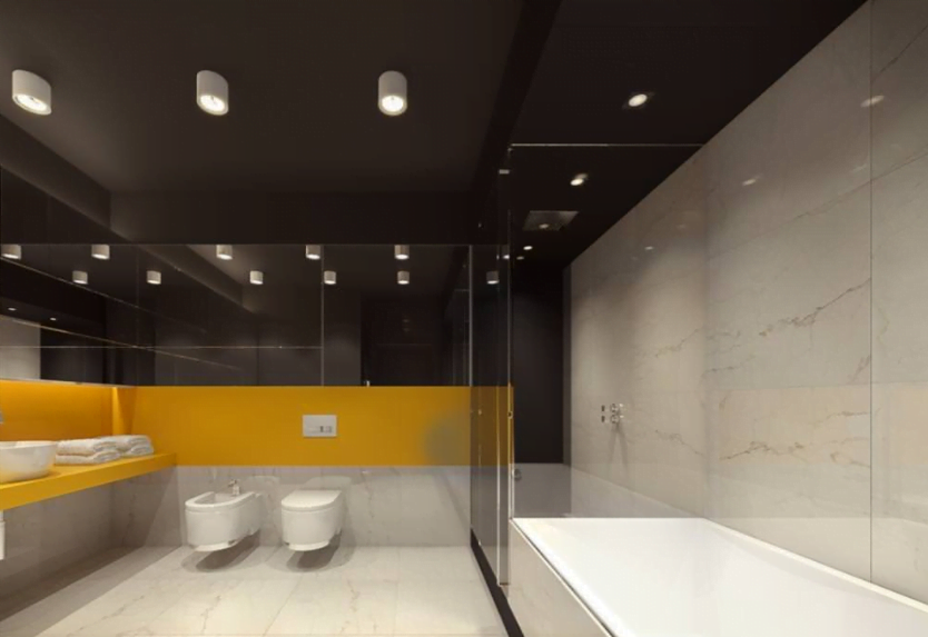 bagno moderno con doccia 82